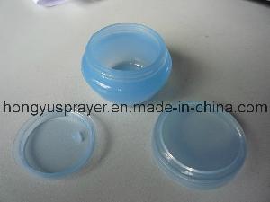 Plastic Small Cosmetic Lotion Jar with PP